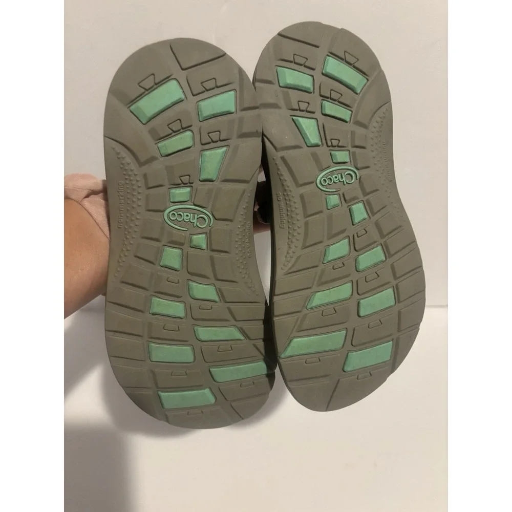 Chaco Z/1‎ Youth Girls Strappy Sport Hiking Sandals Outdoor Orange Blue Size 3